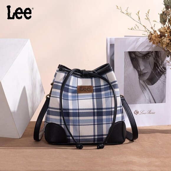 x Lee Bucket Bags for Women Drawstring Hobo Bags with Crossbody Strap - Picture 6 of 8